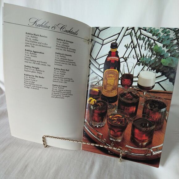 1986 Kahlua Liqueur Recipe Book Booklet Pamphlet‎ Retro Barware Cookbook - Picture 3 of 12